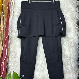 Athleta Contender 2 in 1 Skirted Capri Leggings